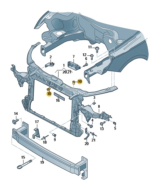 Podgląd obrazka: nit mocujący (nr katalogowy: N90771003)