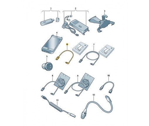 KABEL PREM 30cm USB-A->Apple Lightn.kart (nr katalogowy: 000051446AR)