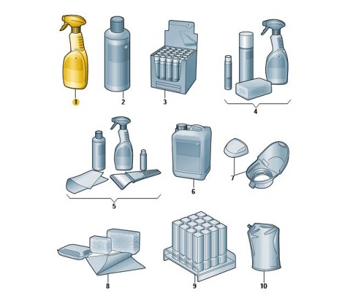 Spray do szyb +szmatka z mikrofibry 50ml (nr katalogowy: 000096311T)