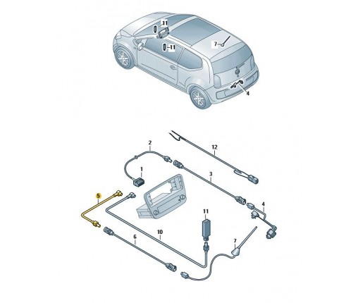 Adapter, przewód anteny (nr katalogowy: 000098710A)