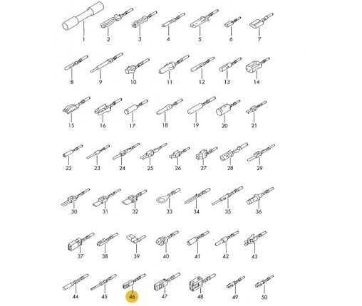 Zestaw przewodów każdy z dwoma wtyczkami (nr katalogowy: 000979150E)