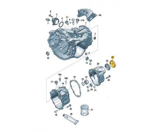 Zaślepka (nr katalogowy: 01E301467)