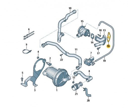 uszczelka (nr katalogowy: 022131120B)