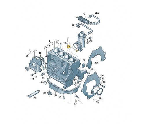 Pierścień uszczelniający (nr katalogowy: 036103677)