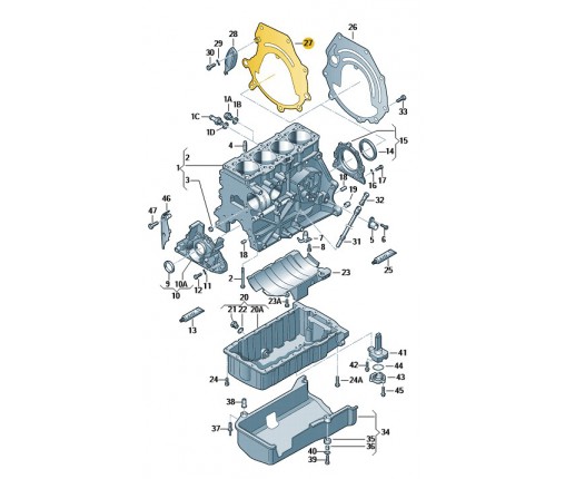 Wkładka (nr katalogowy: 038103645C)