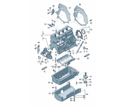 Lejek (nr katalogowy: 038103663B)