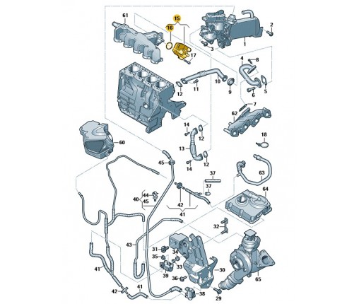 Przepustnica (moduł sterujący) (nr katalogowy: 03L128063T)