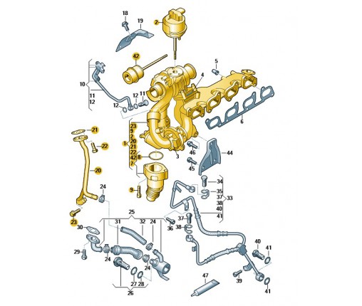 Turbosprężarka (nr katalogowy: 03L145715L)
