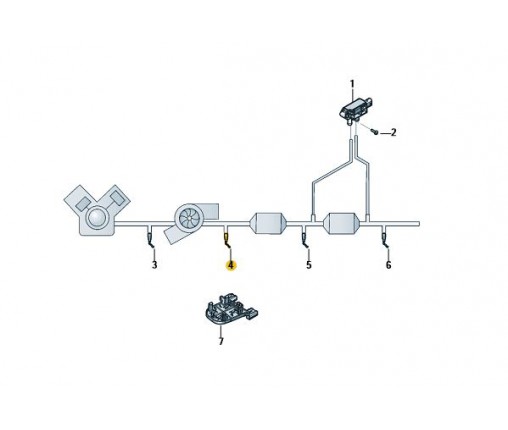 Czujnik temperatury spalin (nr katalogowy: 04L906088DJ)