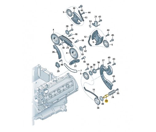 Wałek napędowy (nr katalogowy: 059109341A)