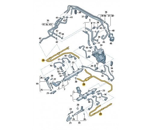 przewod powrotny (nr katalogowy: 059130218AS)