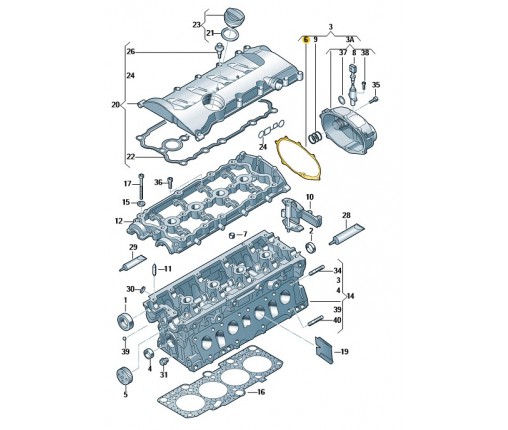 USZCZELKA (nr katalogowy: 06D103121B)