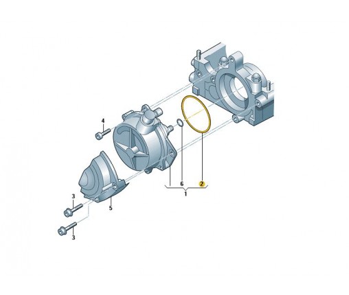 Uszczelka (nr katalogowy: 06D145117)