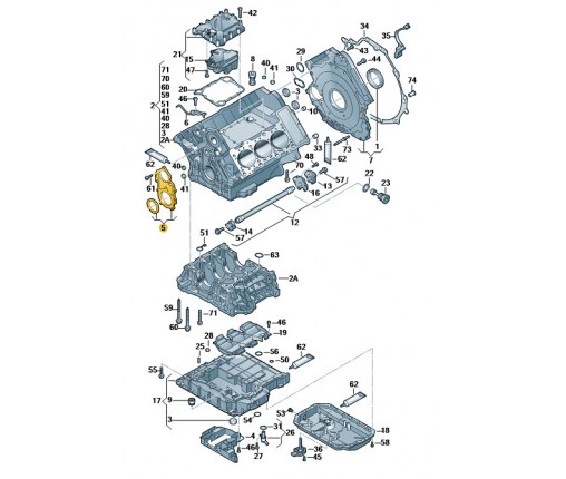 Kołnierz uszczelniający (nr katalogowy: 06E103153E)