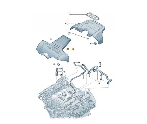 Tuleja (nr katalogowy: 06E103226)