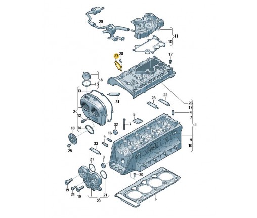 Modul nastawczy (nr katalogowy: 06E103697AE)