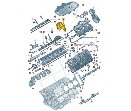 Wytłumienie (nr katalogowy: 06E103980D)