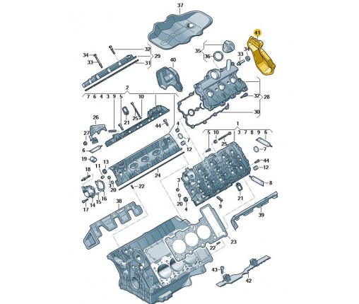 Wytłumienie (nr katalogowy: 06E103981D)