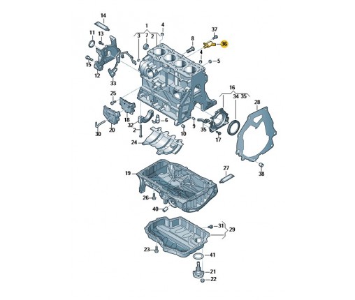 Zawór sterujacy (nr katalogowy: 06E115243H)