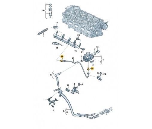 Adapter (nr katalogowy: 06E127065N)