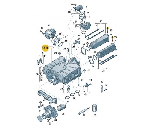 śruba zaślepiająca (nr katalogowy: 06E127535B)