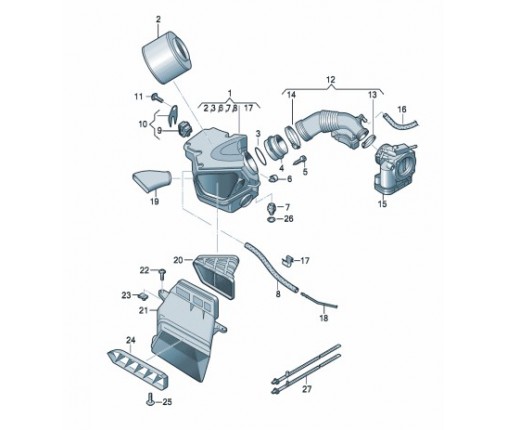 Adapter (nr katalogowy: 06E129638E)