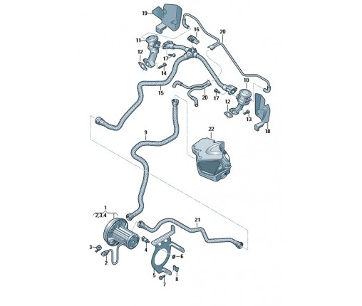 Uszczelka (nr katalogowy: 06E131120B)