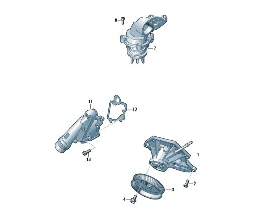 Wąż łączący (nr katalogowy: 06E133714AA)