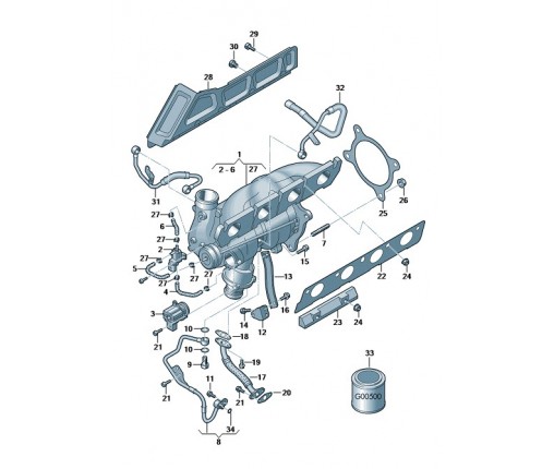 O-ring (nr katalogowy: 06E145117A)