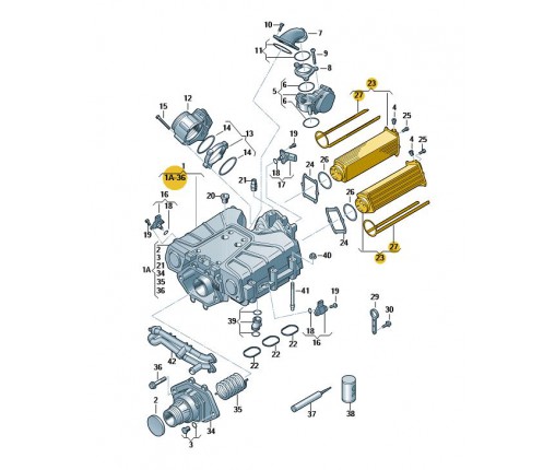Chłodnica powietrza doładow. (nr katalogowy: 06E145621S)