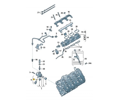 O-ring (nr katalogowy: 06E906149B)