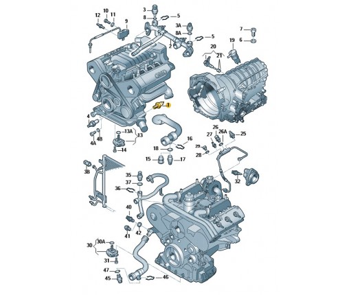 Czujnik ciśnienia oleju (nr katalogowy: 06E919081G)
