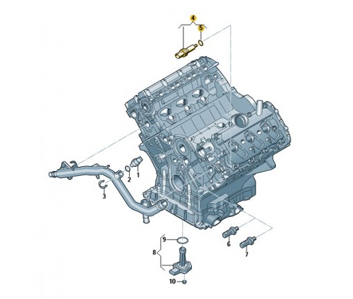 Czujnik temperatury (nr katalogowy: 06E919501A)