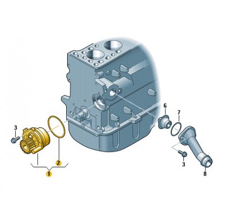 Zestaw naprawczy wkładów zaworków (nr katalogowy: 06E998907G)