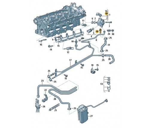Krociec przylaczeniowy (nr katalogowy: 06F127213C)