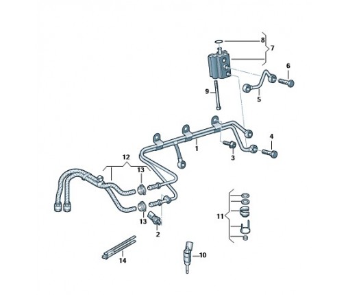 Nasadka (nr katalogowy: 06F133335A)