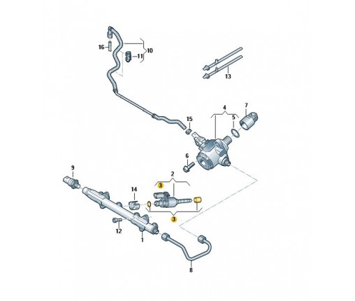 Zestaw naprawczy wkładów zaworków (nr katalogowy: 06G998907)