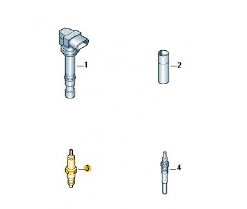 Świeca zapłonowa 'longlife' (nr katalogowy: 06H905611)