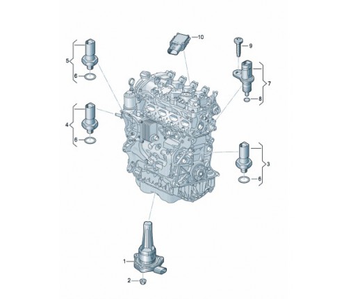 Czujnik ciśnienia (nr katalogowy: 06H906052B)