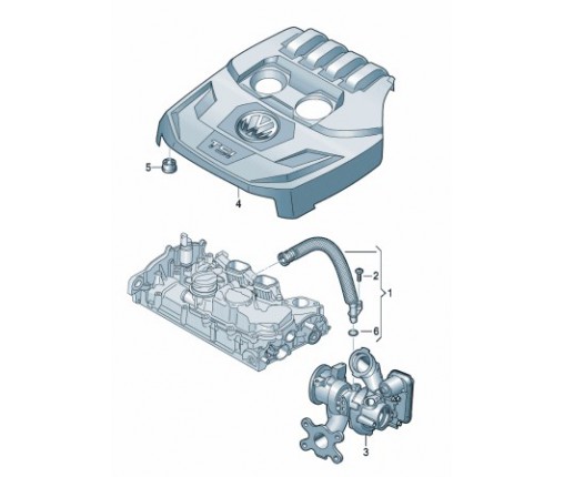 Podkładka kulista (nr katalogowy: 06J103226A)