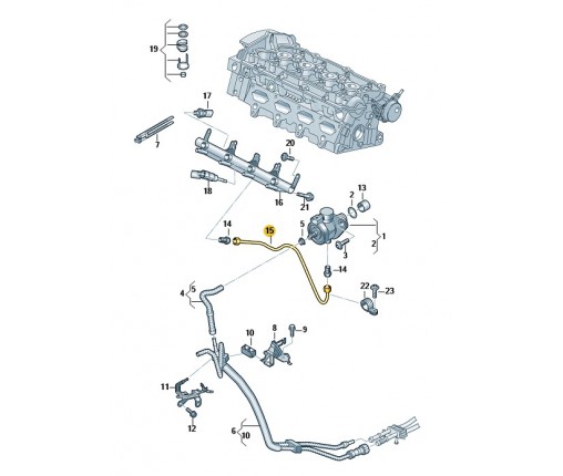 przewod paliwowy (nr katalogowy: 06J127501AB)
