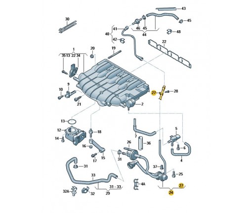 1 zestaw przewodow z opaskami (nr katalogowy: 06J133781CE)
