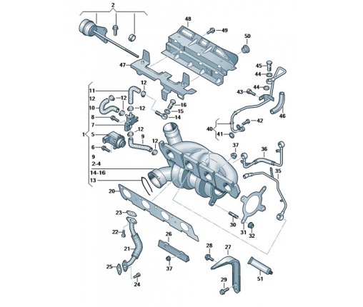 Zatrzask sprężysty (nr katalogowy: 06J145220A)
