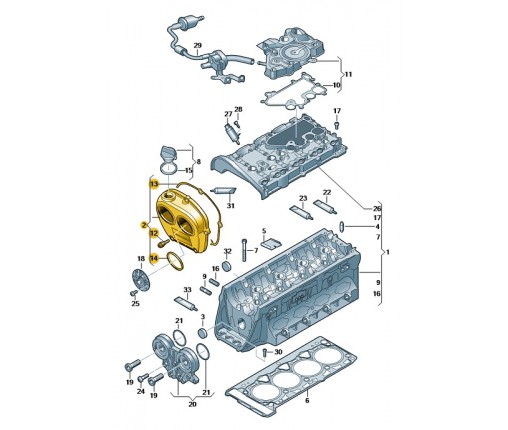 nakładka (nr katalogowy: 06K103269E)