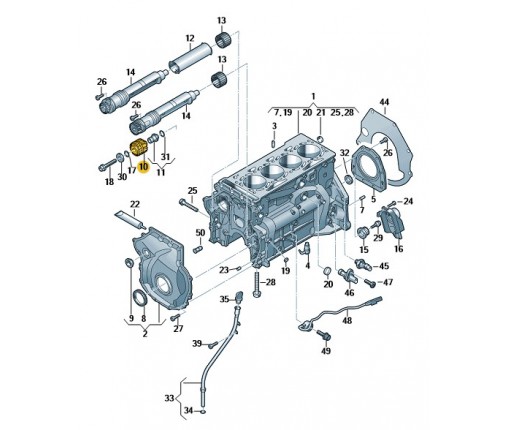 Koło łańcuchowe (nr katalogowy: 06K103319C)