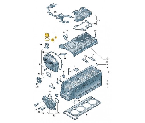 ZASLEPKA (nr katalogowy: 06K103485D)
