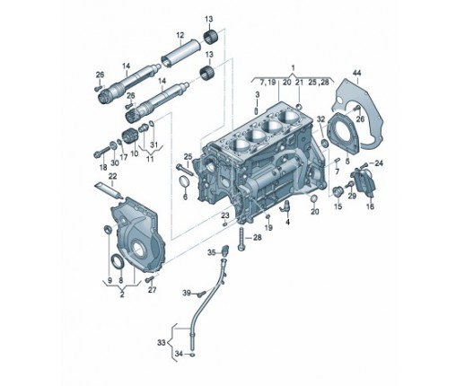 Osłona paska zębatego (nr katalogowy: 06K109121E)