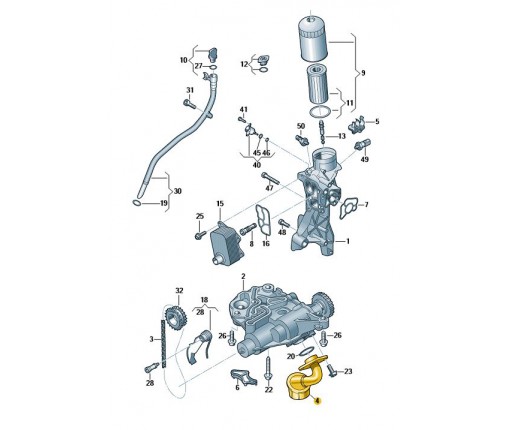 Kanał ssący (nr katalogowy: 06K115251J)