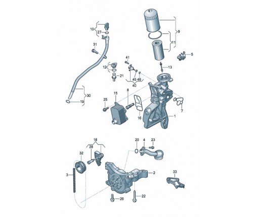 Kanał ssący (nr katalogowy: 06L115251C)