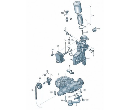 Uszczelka (nr katalogowy: 06L117070)